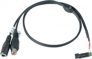 AA003 - аудио микрофон, RCA изход, 50cm , за видеонаблюдение