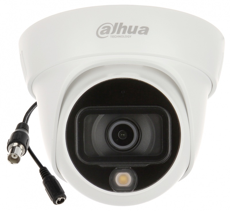 HAC-HDW1509T-A-LED-0280B-S2 - 5MP, 2.8mm, 40m, външен монтаж, куполна HDCVI, FULL COLOR, камера, DAHUA