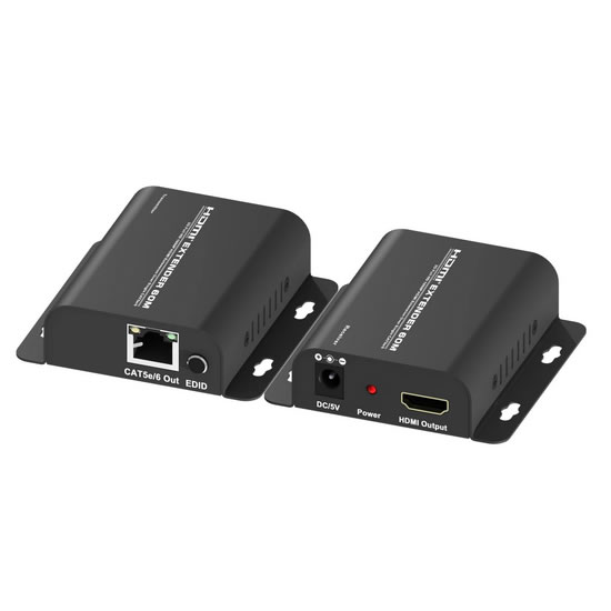TT-EX19 - HDMI удължител, пасивен, трансмитер, приемник, 1080P, UTP, LAN кабел, 60m, за DVR, NVR